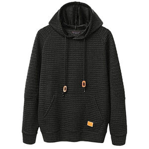 SHEIN Knit Sweater Hoodie with Drawstring